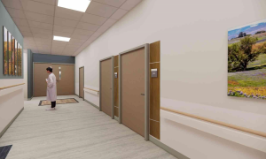 New Labor and Delivery Unit Hallway